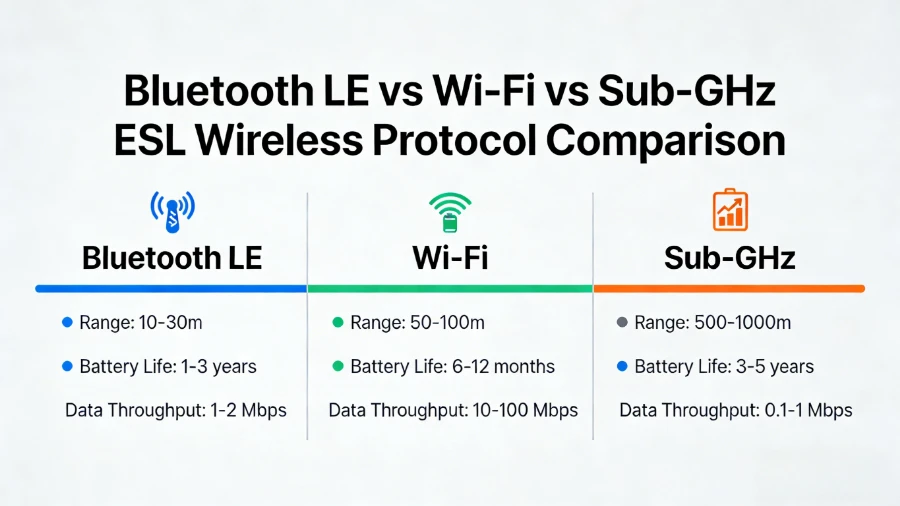 Blututh kod Wi-Fi kod sub{1}}GHz Lebo mar shelf mar elektronik