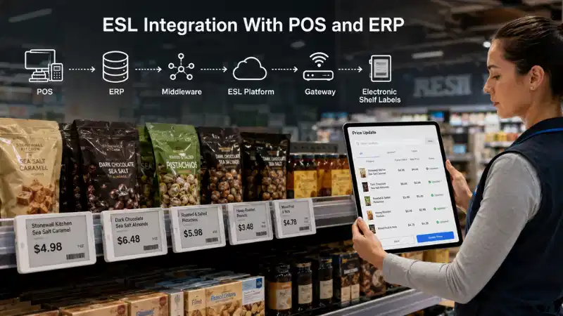 Keto Lebel mar Shelf mar Elektronik kod POS kod ERP: APIs, Mapo mar Data, Rie...
