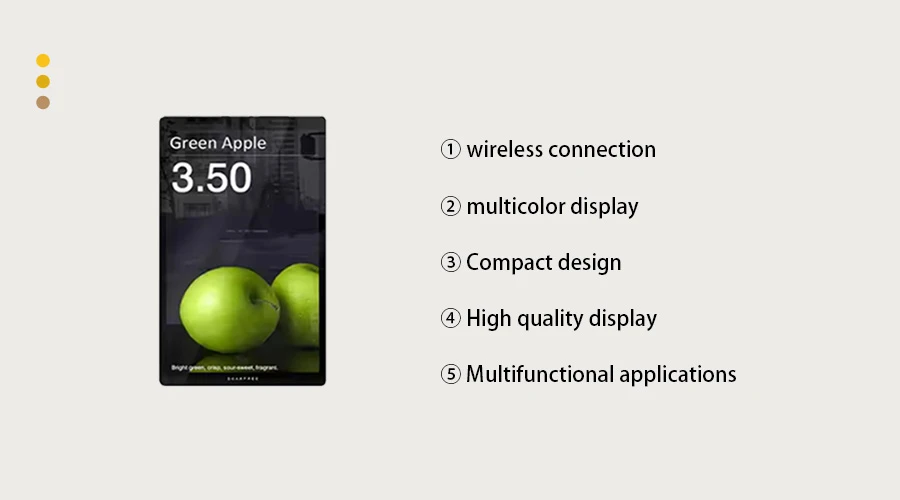 10.1 Digital Signage Electronic Price Screen Single Face